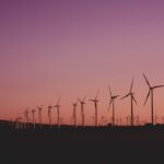 wind turbine generates renewable energy