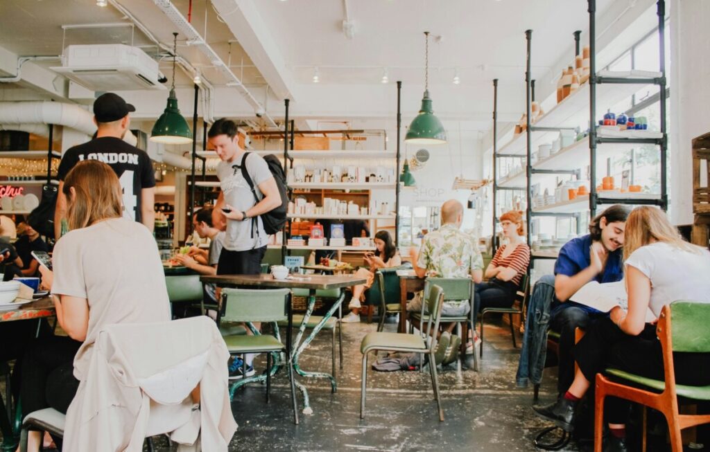 inside restaurant vibes